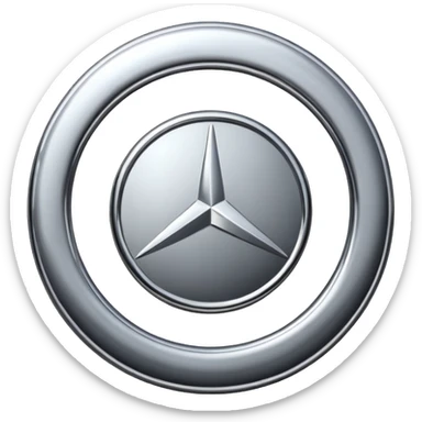 Mercedes logo emoji sticker