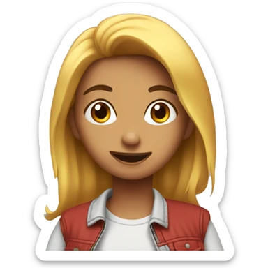 chico abrazando chica sticker