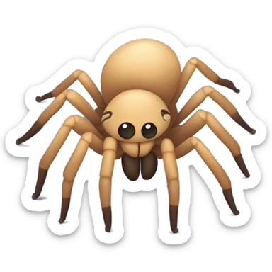 Cute tarantula sticker