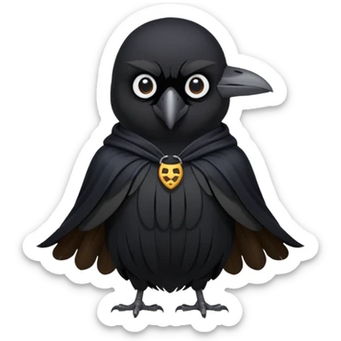 black raven cloak sticker