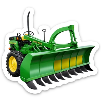 Plow - John Deere 644 (Model Year: 2022) (Iconic colour: Green) sticker