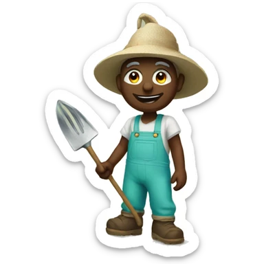 gardening genie sticker