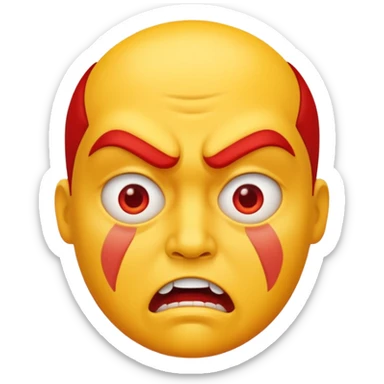 Temper Tantrum Emoji  sticker