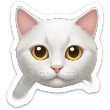 Cat oh my god sticker