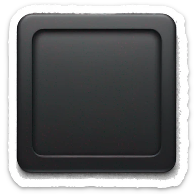 Black square with the text "Empty Queue" written in the middle sticker