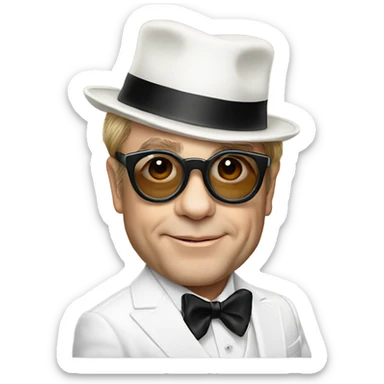 Elton John  sticker