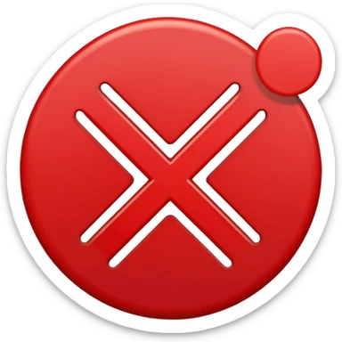 red circle crossed out sticker