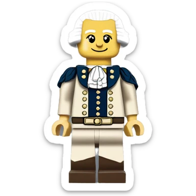GEORGE WASHINGTON lego full body sticker