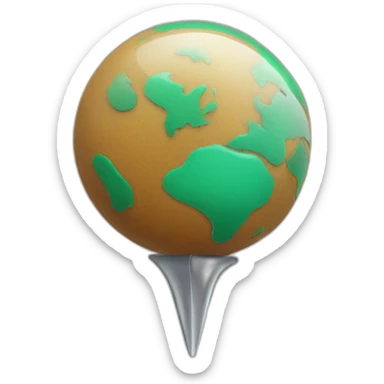 localisation pushpin but it's the planet sticker