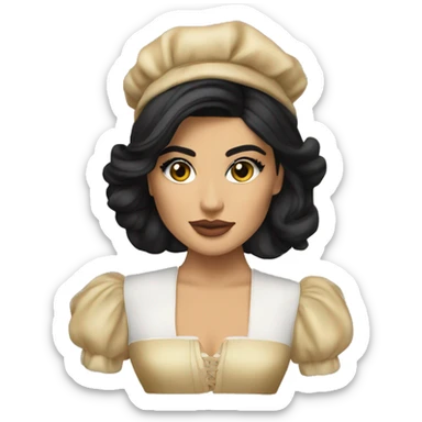 Kylie Jenner as an aristocrate sticker
