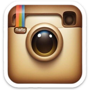 Instagram logo a social media application sticker