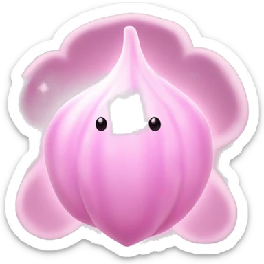 light pink magic taro card  sticker