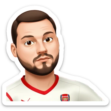Me in an FC Arsenal Football Kit  sticker