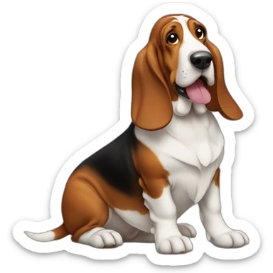 Basset sticker