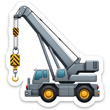 mobile crane sticker