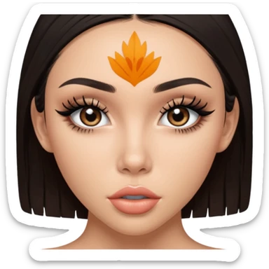 Madison Beers naked sexy foot in fishnets zoomed in bottomview sticker