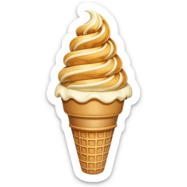 ice cream cone sticker