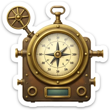 old navigation equipment sticker