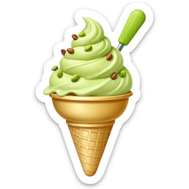 Gelato sticker