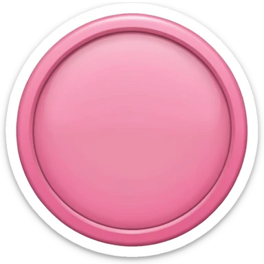 Two pink circles sticker
