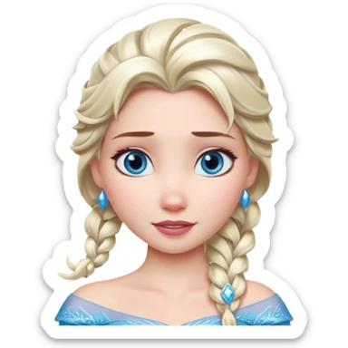 elsa frozen disney sticker