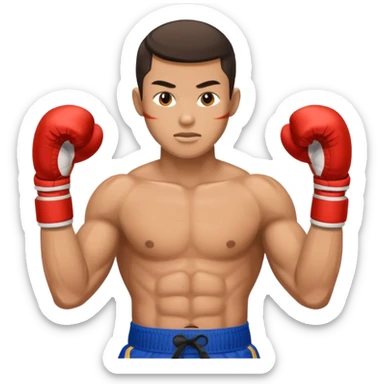 Lutador de Muay Thai  sticker
