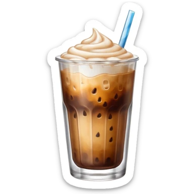 Iced coffee light  sticker