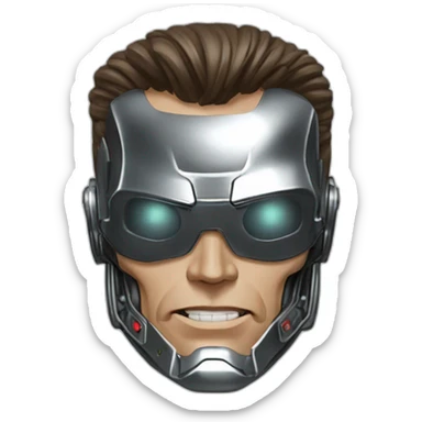 terminator t-800 full height sticker
