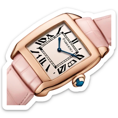 light pink cartier watch sticker