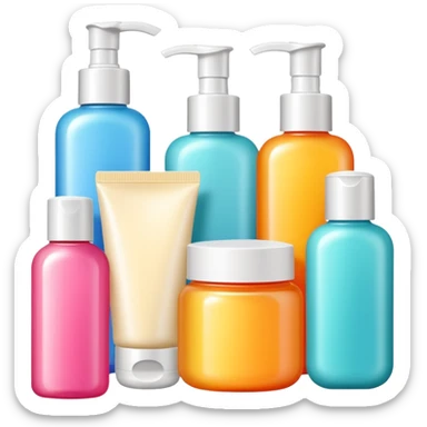 skin care products emoji sticker