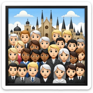 disagreements over architectural style) olden times sticker