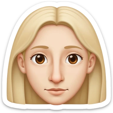 naso grosso e ponte sticker