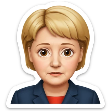 angela merkel sticker