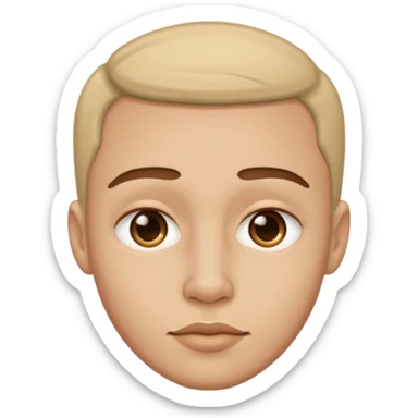 Que no cambie loa rasgos faciales para nada sticker