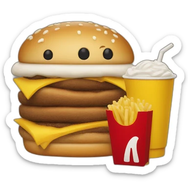 MacDonalds sticker