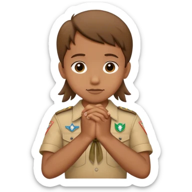 La promesse scout (main) sticker