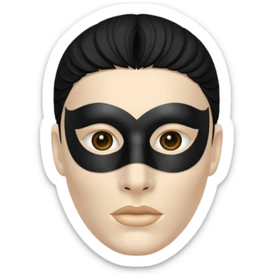 black mask roman sionis sticker