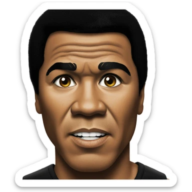Muhammad ali sticker