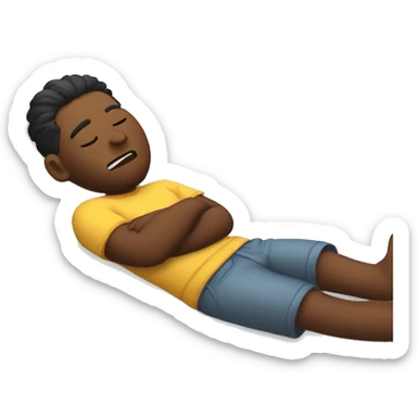 dormir más tiktok sticker