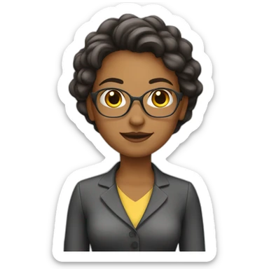 Physics girl teacher sticker