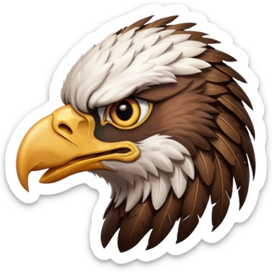 Eagle head emoji sticker