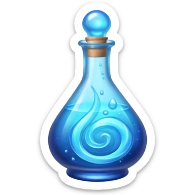 Blue mana potion sticker
