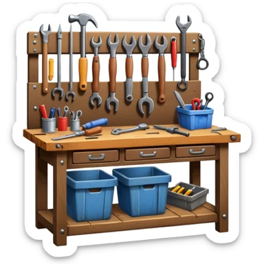 Workshop Bench sticker