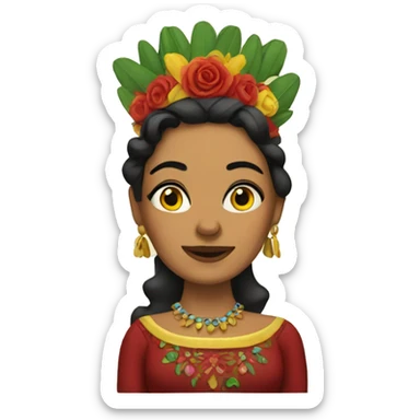 Mexican queen sticker