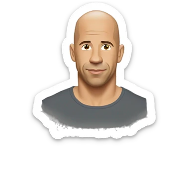 VIN DIESEL sticker