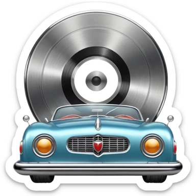 Carro Record sticker