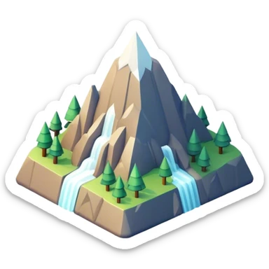 3d-isometric-peak sticker