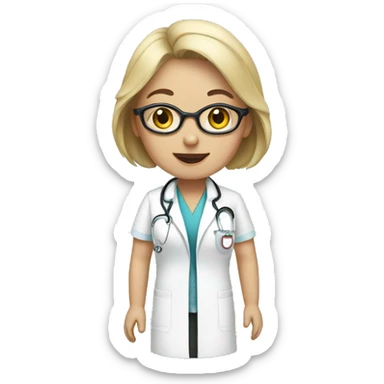 hospital secretary sticker