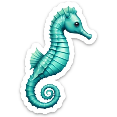 Морской конек sticker