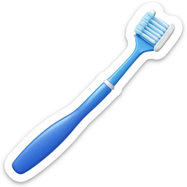toothpaste and toothbrush sticker